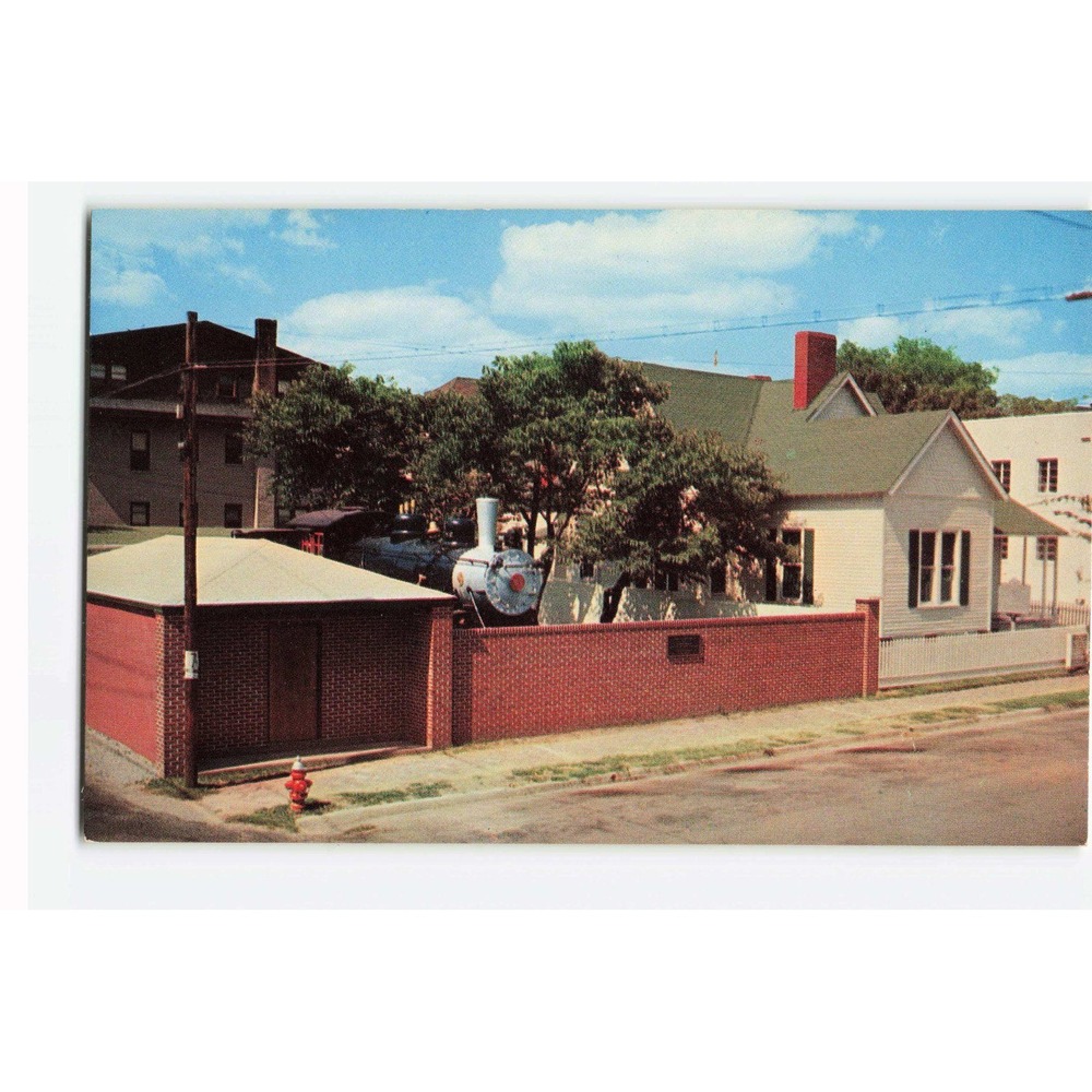 Vintage Casey Jones Home Railroad Museum Jackson Tennessee Plastichrome Postcard